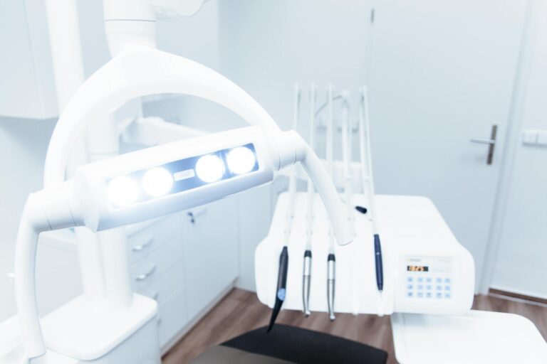 White Dental Equipment Near Wall in Avenue House Dental Practice in The New Forest